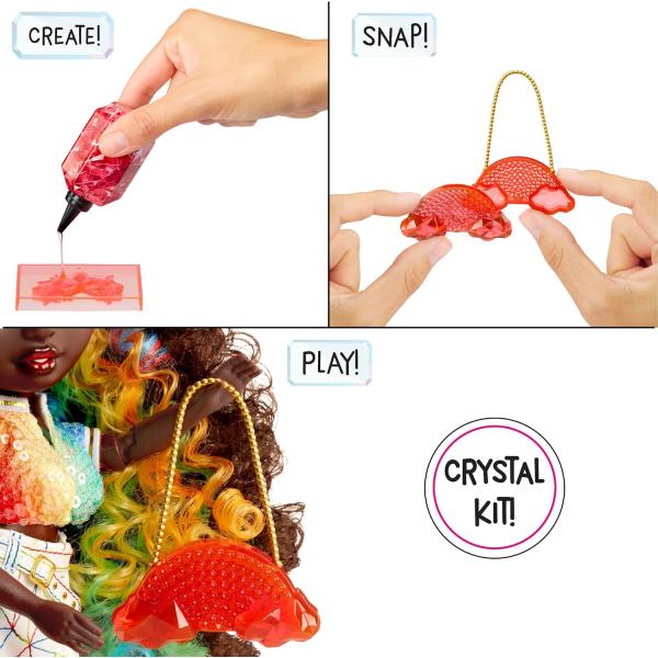 Rainbow High Creative Crystals panenka – Iris Bow