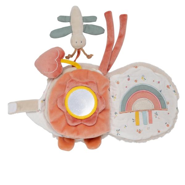 NATTOU Knížka plyšová ježek Zoe s aktivitami 14 cm Mila, Zoe & Lana