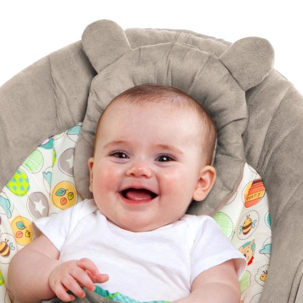 BRIGHT STARTS Lehátko vibrující s melodií Winnie the Pooh Dots & Hunny 0 m+, do 9 kg (obrázek 3)