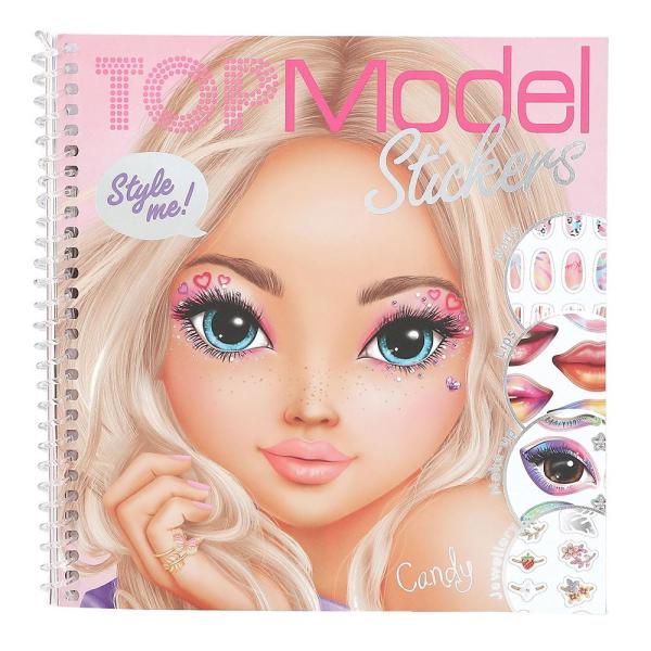 Top Model Kreativní kniha nálepek Top Model Dress Me Up Face Candy