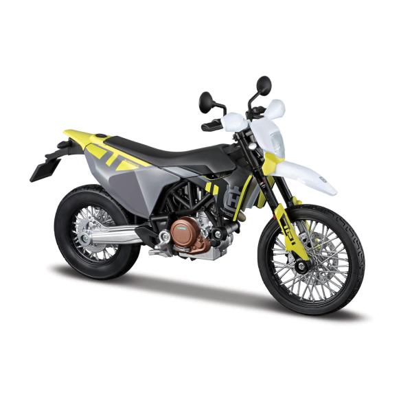 Maisto - Motocykel so stojanom, 2023 Husqvarna 701 Supermoto, 1:12
