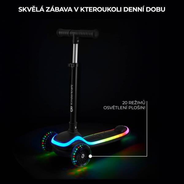 KINDERKRAFT Koloběžka tříkolová Raket Blue (obrázek 4)