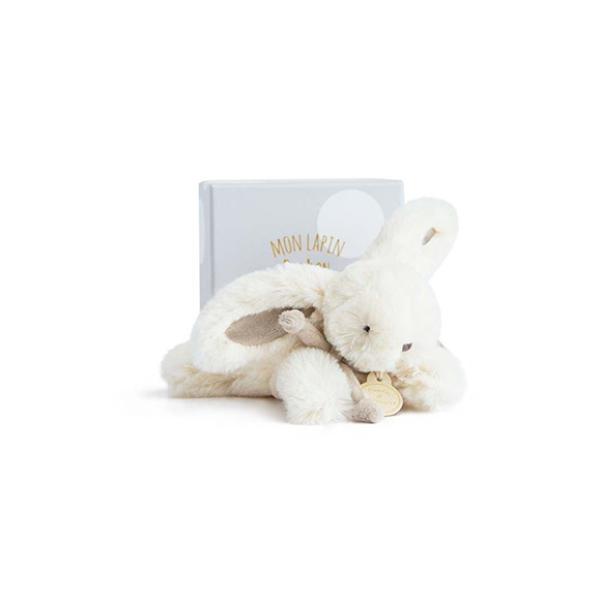 Doudou Plyšový zajíček béžový 16 cm (obrázek 3)