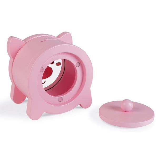 Janod Dřevěná pokladnička Prasátko (obrázek 4)