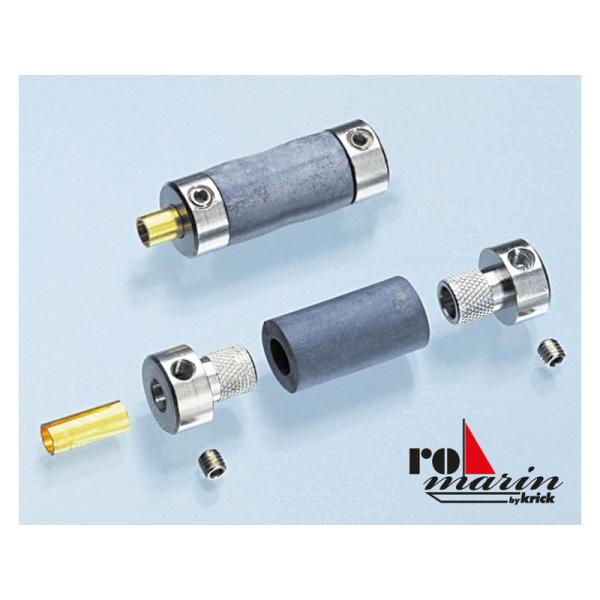 ROMARIN Spojka lodná elastická 3.2/4mm na 4mm
