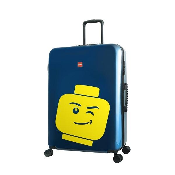 LEGO® Luggage ColourBox Minifigure Head 28″ – Námořnická modrá
