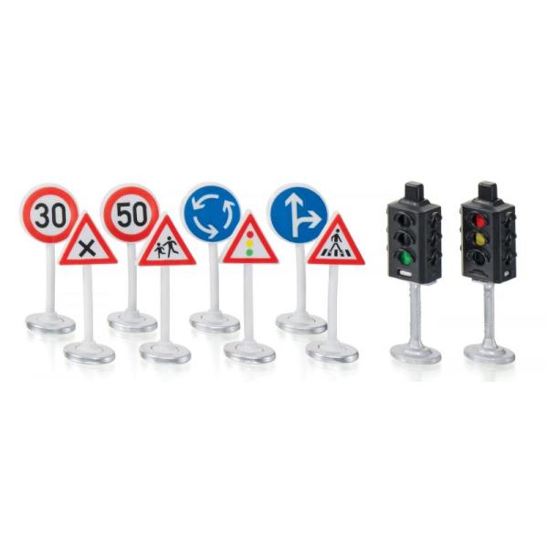 Siku World - semafor s dopravními značkami