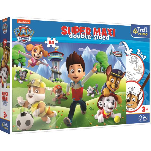 Trefl Puzzle 24 SUPER MAXI - Paw Patrol