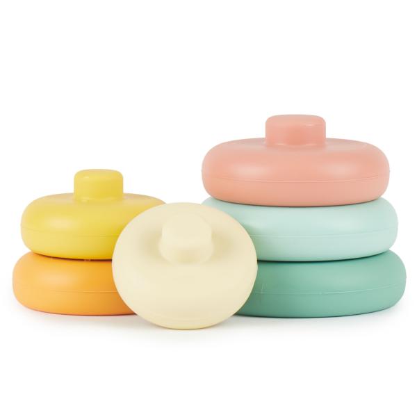 Bieco – Silikonová stohovací věž – Tropical Vibe