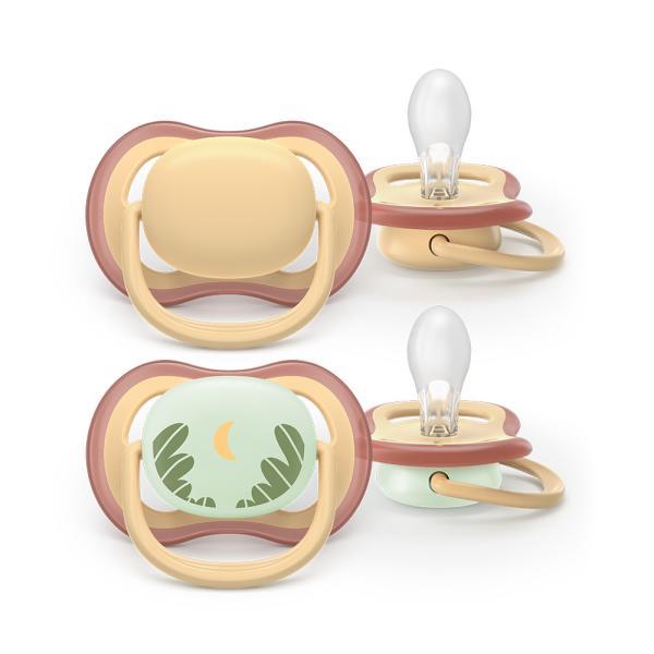 Philips Avent Dudlík Ultra air denní a noční neutral/obrázek 0-6m 2ks