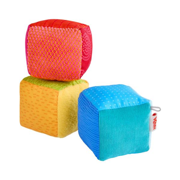 Haba Textilné objavovacie kocky Sound Trio