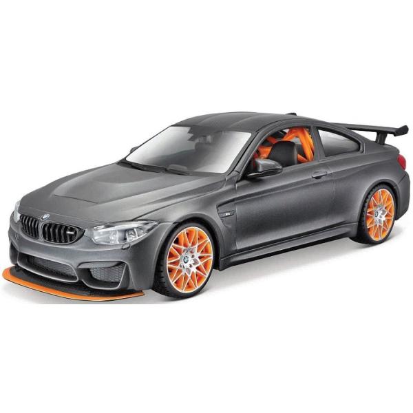 Maisto - BMW M4 GTS, matné kovovo šedé, assembly line, 1:24