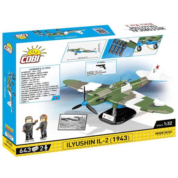 Cobi 5745 II WW Iljušin Il-2 Šturmovik, 1:32, 636 k, 2 f (obrázek 7)