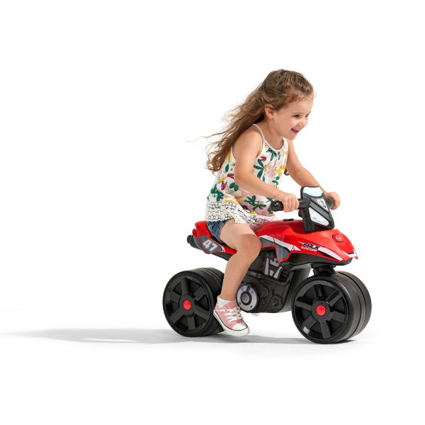 Falk Racing Team Ride-on Moto – Červená (obrázek 3)