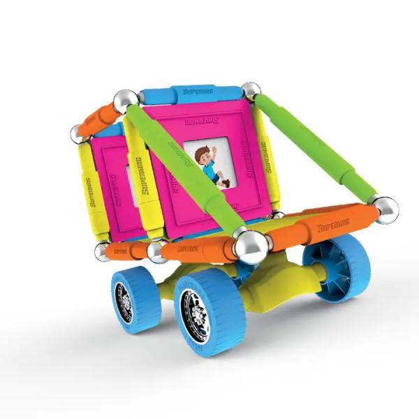 SUPERMAG magnetická stavebnice Wheels 55ks (obrázek 3)