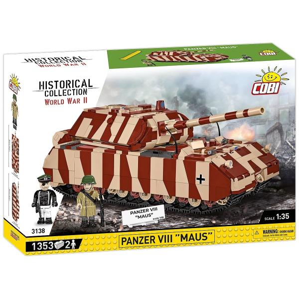 Cobi II WW Panzer VIII MAUS, 1:35, 1342 k, 2 f