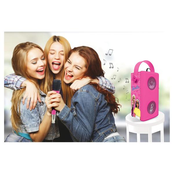 Lexibook Bezdrátový svítící reproduktor s mikrofonem Barbie (obrázek 8)