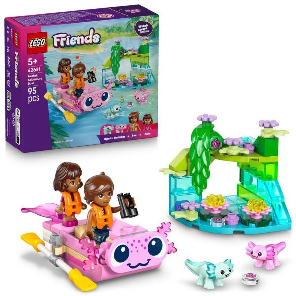 LEGO® Friends 42681 Barco de aventuras con ajolotes