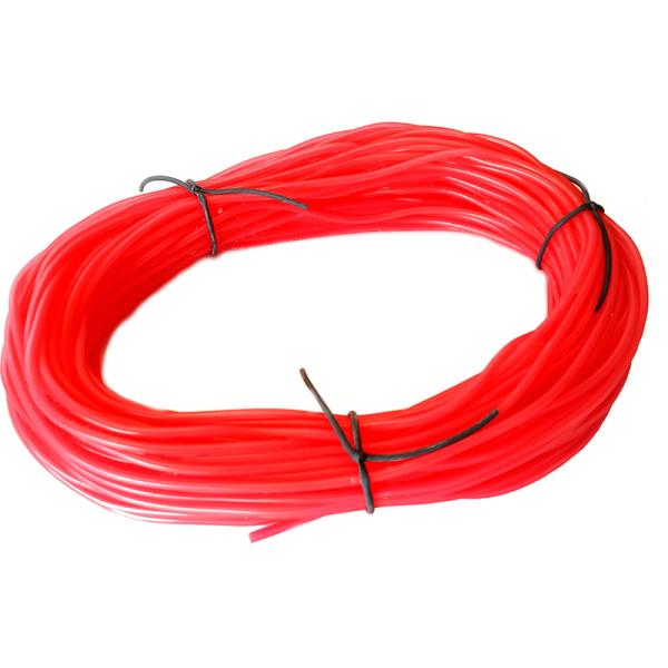 Silikonová hadička 2.4/5.5mm červená (50m)