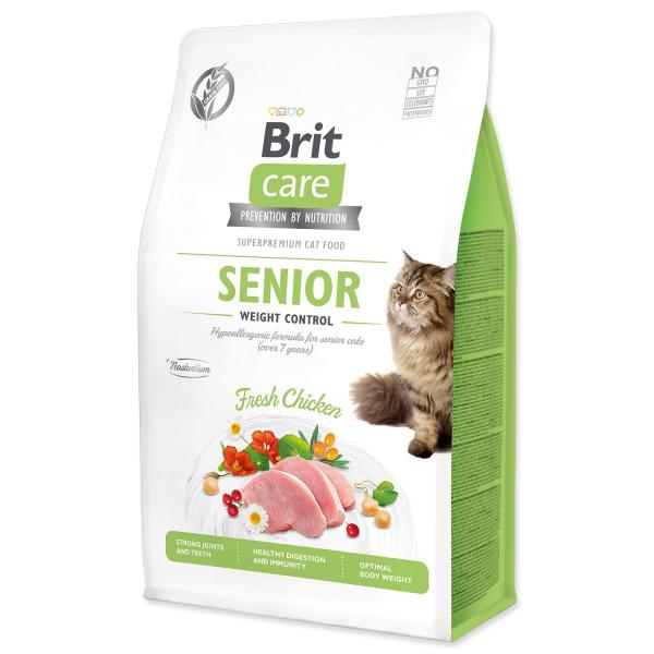 Krmivo Brit Care Cat Grain-Free senior Weight Control 0,4kg