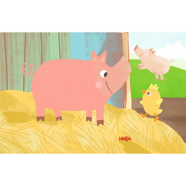 Haba Puzzle pro nejmenší Farma 6 ks (obrázek 5)