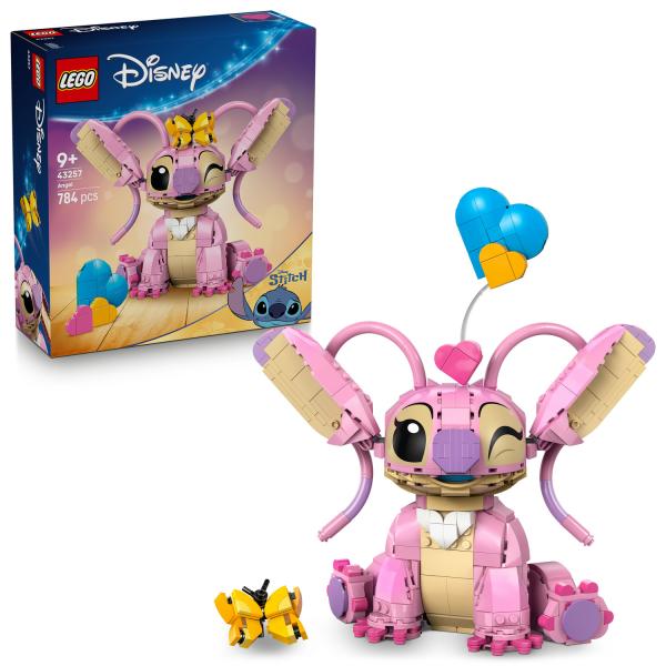Lego | Disney ÁNgela - Juguete De ConstruccióN De Lilo Y Stitch - Figura Articulada De Amiga De Stitch Con 3 Globos De CorazóN Y Mariposa - Regalo Para NiñAs Y NiñOs De 9+ AñOs Y Fans Adultos 43257-image