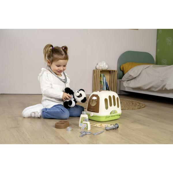 Smoby Veterinární vozík s pandou a přepravním boxem 2v1 (obrázek 7)
