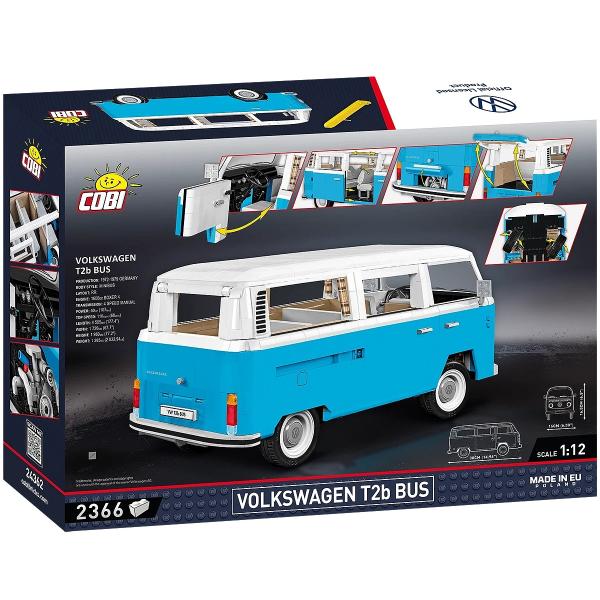 Cobi Volkswagen Transporter T2b Bus, 1:12, 2300 k (obrázek 4)