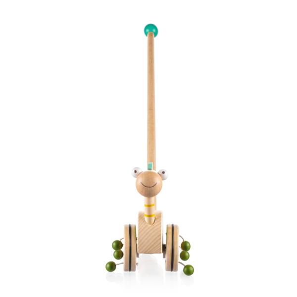 Dřevěný tahací Dinosaurus, Green