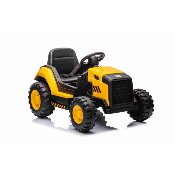 Licencovaný elektrický Bagr Caterpillar, Jednomístný, žlutý, USB vstupem na MP3 Přehrávač (obrázek 7)