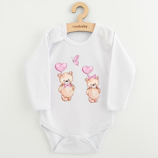 Dětské body s potiskem New Baby Love Bears 62 (3-6m)