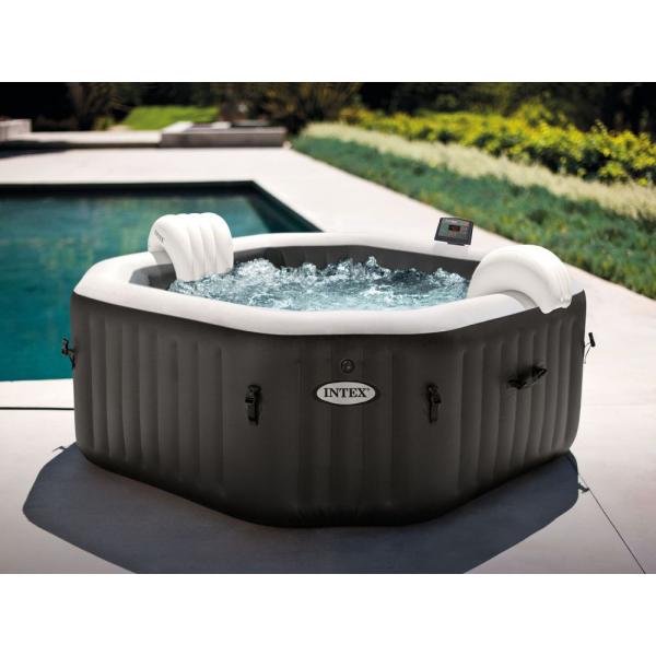 Nafukovací vířivka INTEX 28458 PureSpa Jet & Bubble Deluxe Set (průměr 201 cm) (obrázek 3)