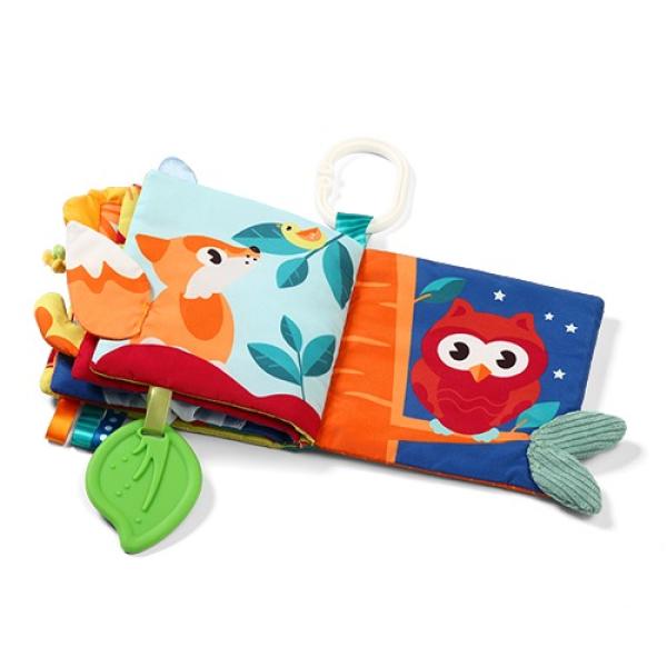 BABYONO Knížka senzorická Forest Trip 0m+ (obrázek 8)