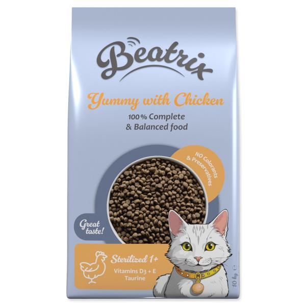 Krmivo Beatrix Sterilised s kuřecím masem 10kg