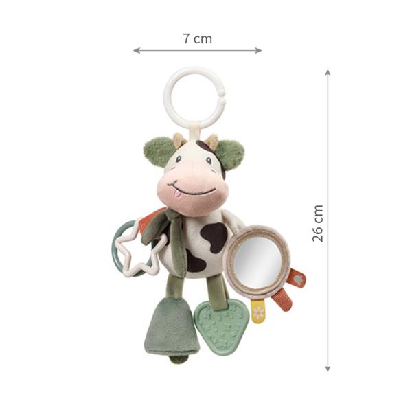 BABYONO Hračka závěsná s kousátkem Cow Bingo 0m+ (obrázek 8)