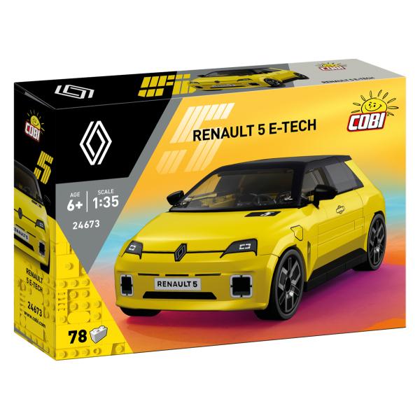 Cobi Renault 5 e-tech 1:35 Žlutá
