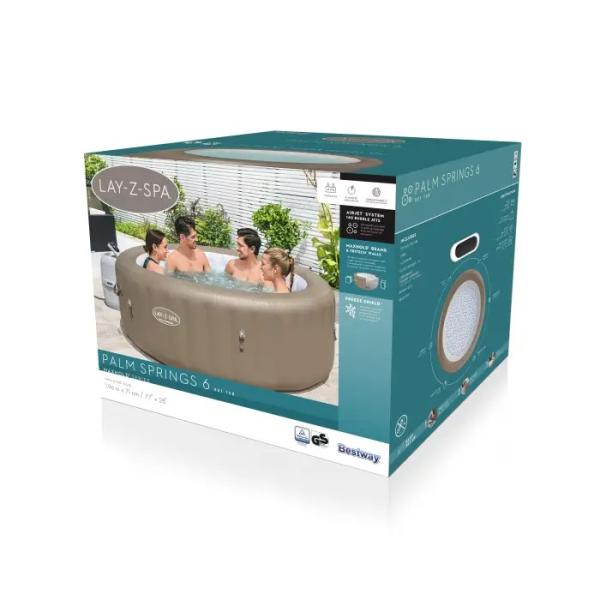Nafukovací vířivka Bestway 60017 Lay-Z-Spa 1.96mx 71cm Palm Springs AirJet (obrázek 9)
