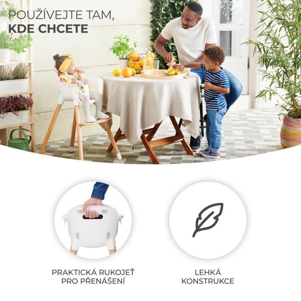 KINDERKRAFT Židle do jídelny Sienna pink (obrázek 5)