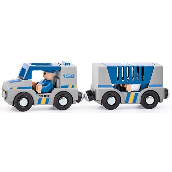Woody Autíčka k dráhe - Polícia, 4ks