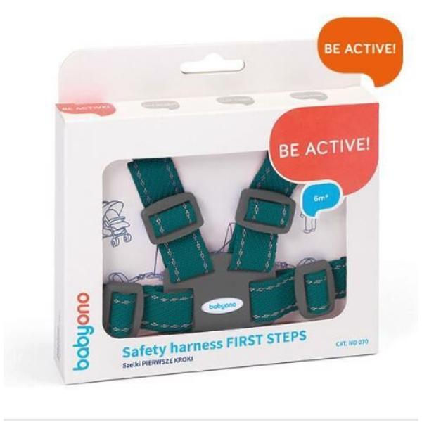 BABYONO Arnés para niños verde 6m+