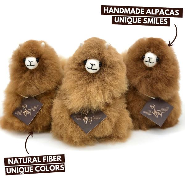 INKARI Plyšová hračka Alpaka Mini Hazelnut 15cm (obrázek 7)