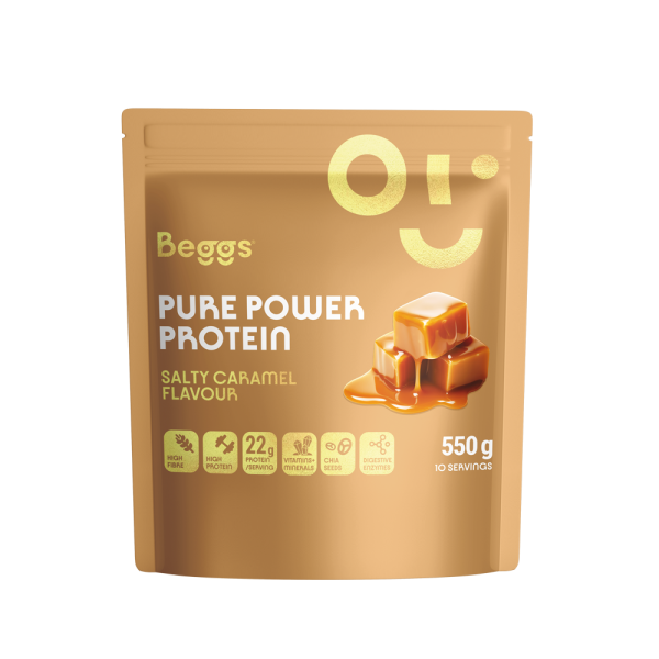 Beggs Pure Power Protein Salty Caramel (550 g)