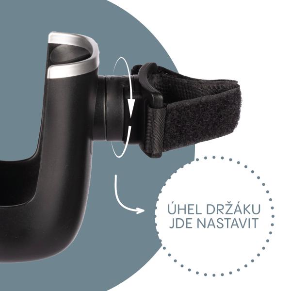 Držák na nápoje pro kočárek Ultra, Black (obrázek 5)