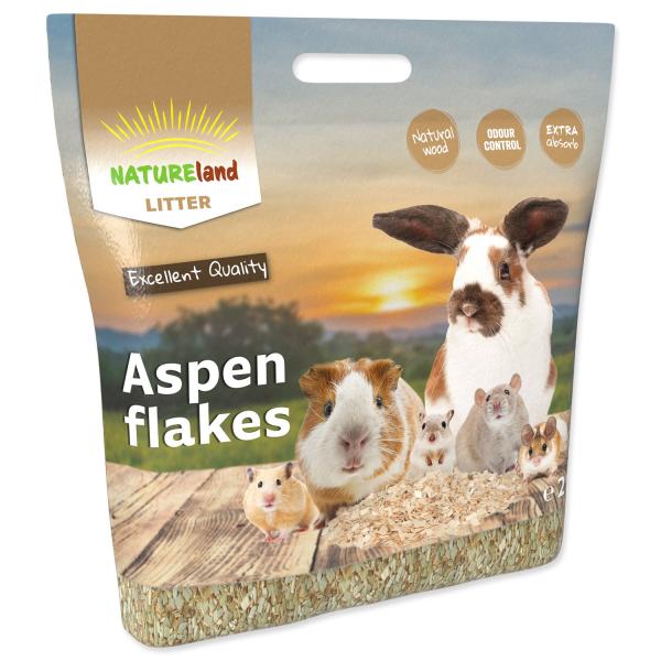 Podestýlka Nature Land Osikové lupínky 21l (obrázek 3)