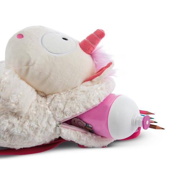 NICI batoh Jednorožec Theodor v sněhovém kombinéze, ZELENÁ