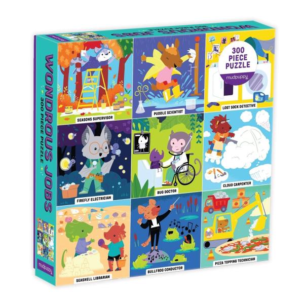 Mudpuppy Level Up! Podivuhodné zaměstnání 300 dílků