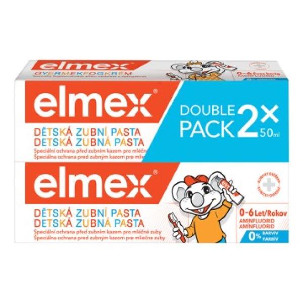 Elmex Dětská zubní pasta 0-6 let Duopack 2x50ml