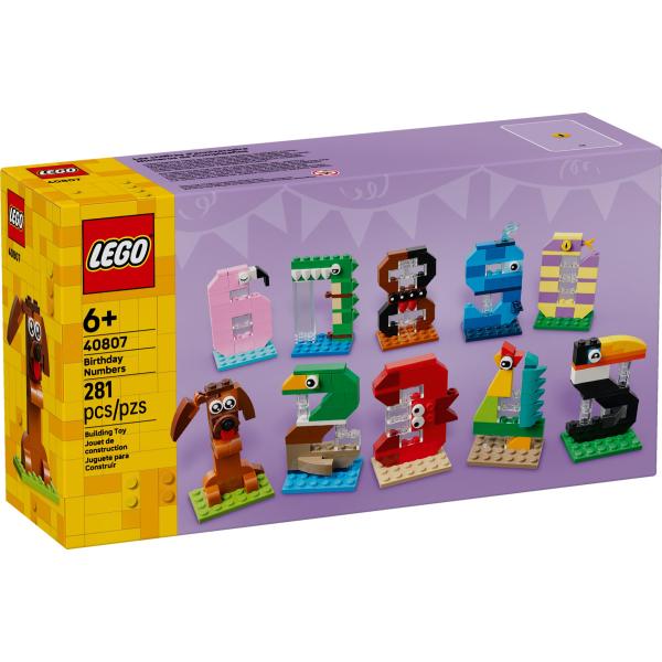 LEGO® 40807 Čísla na narozeniny (obrázek 3)
