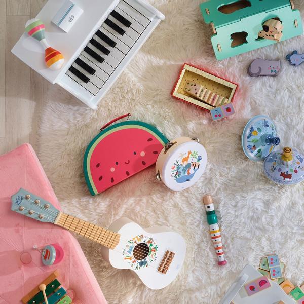 Vilac Dřevěná vícebarevná pruhovaná flétna (obrázek 3)