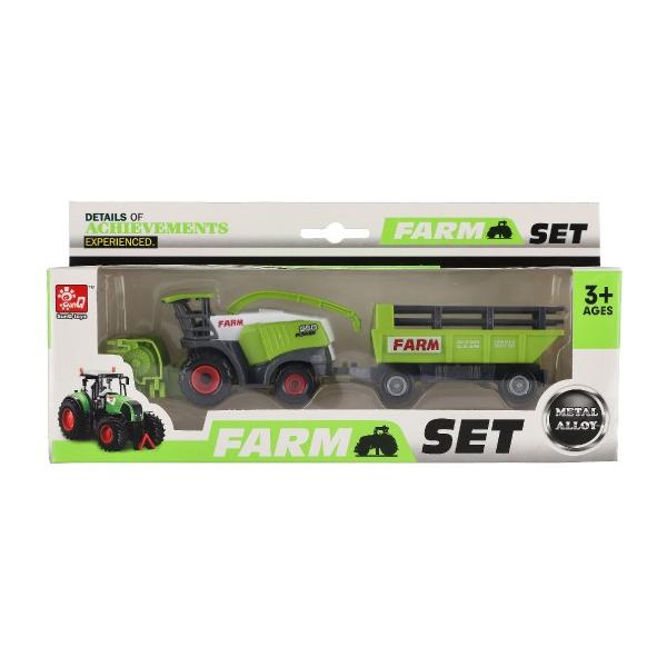 Kombajn/rezačka s vlekom plast 22cm na volný chod